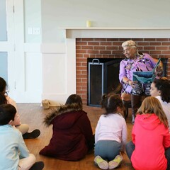 Firestide storytime shirley reading february vacation