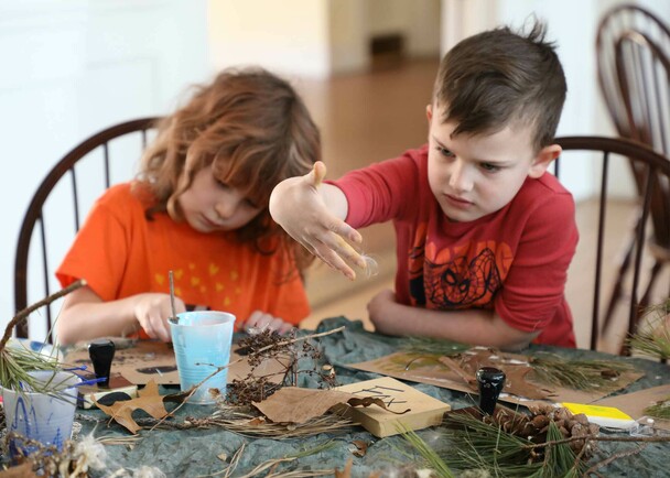 Table activities boys february vacation