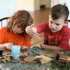 Table activities boys february vacation