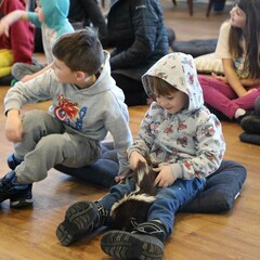 Young children fur february vacation