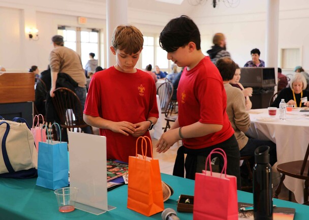Lunch raffle volunteers clean up day