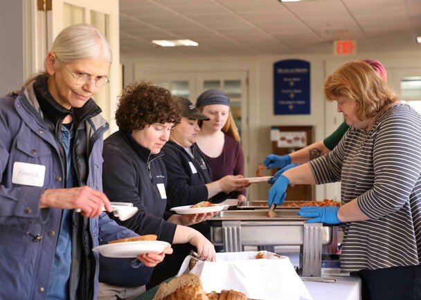 Lunch service clean up day