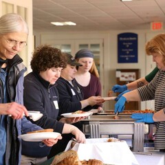 Lunch service clean up day