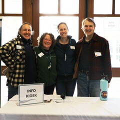 Staff lobby clean up day