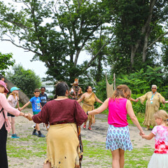 Homesite circle dance strawberry thanksgiving