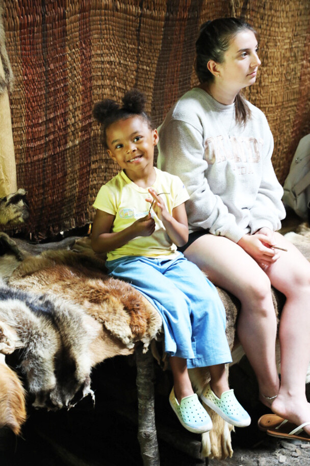 Young guest wetu homesite