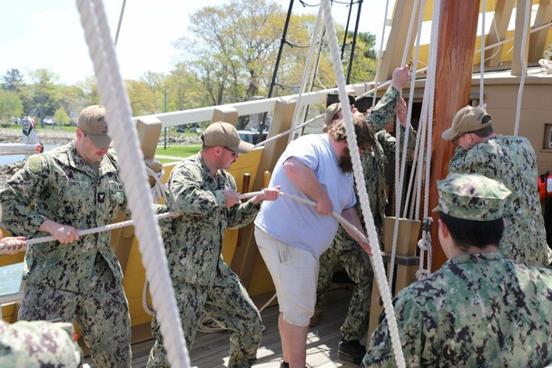 Mayflower constitution crew rope work plymouth