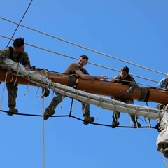 Mayflower crew sail team