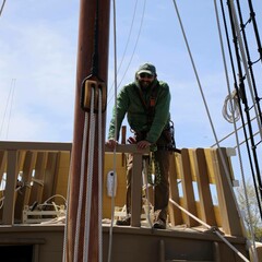 Mayflower deck maritime