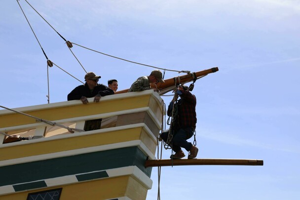 Mayflower work crew plimoth patuxet