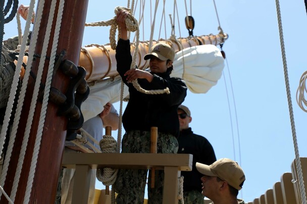 Uss constitution mayflower sail rigging