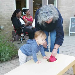 Summer music series jessi kenney corn hole parent child