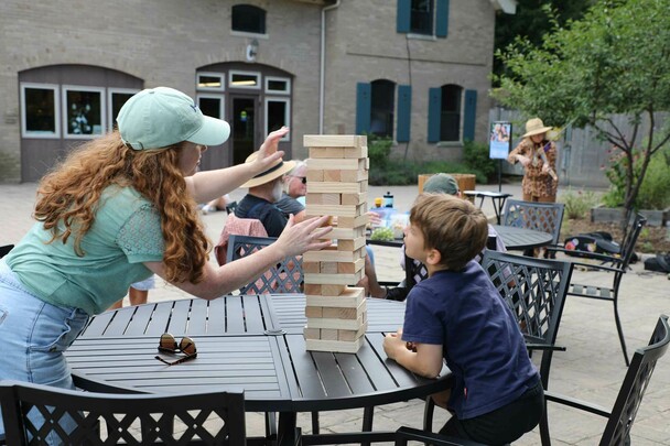 Summer music series kim moberg performing jenga guests